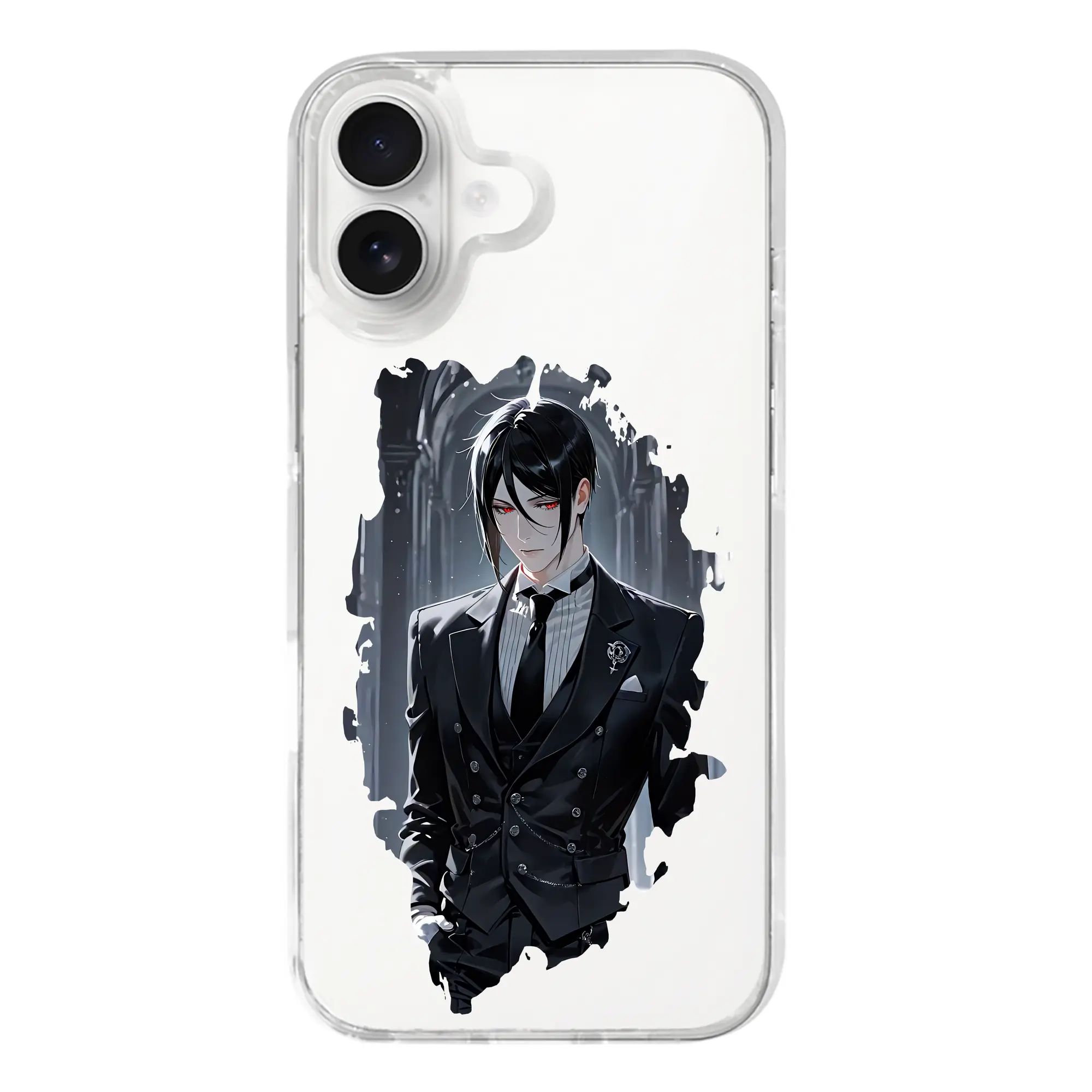 黒執事 グッズ,セバスチャン・ミカエリス - iPhone 17シリーズ 透明スマホケース – 薄型・耐衝撃・精密フィット保護カバー